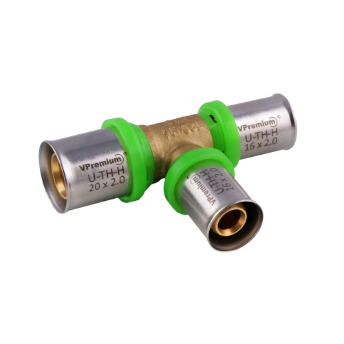 Trójnik redukcyjny zaprasowywany 25 x 25 x 16 mm VESBO GREENLINE