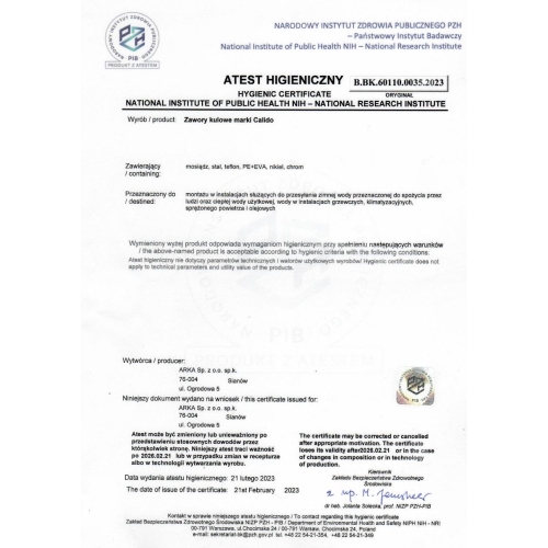 Zawór kulowy czerpalny FARMER 3/4