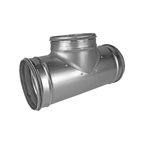 Trójnik symetryczny z odejściem tłocznym, redukcyjny DN200/125 ocynkowany z uszczelką TCPL LINDAB