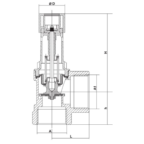 Zawór bezpieczeństwa 2115 3/4