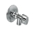 Kurek, zawór kątowy chromowany EKO 1/2"-3/8" (  DN15 x DN10 ) 1482110 VALVEX