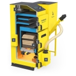Kocioł, piec dwupaliwowy na pellet, pelet, peletowy + drewno QMPELL DUO 15 kW PEREKO