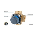 4-drogowy obrotowy zawór mieszający ARV 486 ProClick, DN40, Rp1 1/2