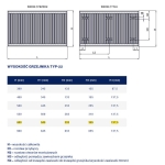 Stalowy Grzejnik Panelowy TYP-22 600x0900 BOCZNE Z MOCOWANIEM DIAMOND