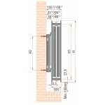 Stalowy Grzejnik Panelowy TYP-22 600x0500, Z. BOCZNE Z MOCOWANIEM DIAMOND