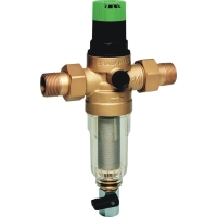 Filtr mini-plus z regulatorem ciśnienia, 3/4" ( DN20 ), z opłukiwaniem RESIDEO
