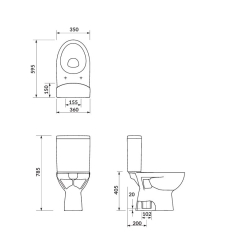 Kompakt 218 Parva 020 3/6l Deska Antyb Wo Łw PARVA CERSANIT