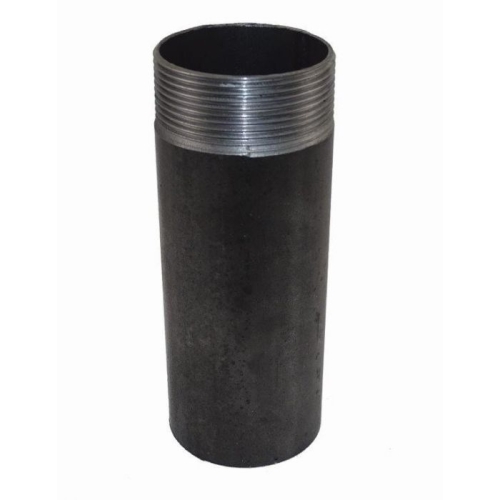 Króciec gwintowany jednostronnie czarny 1/2" ( DN15 ) L-100mm