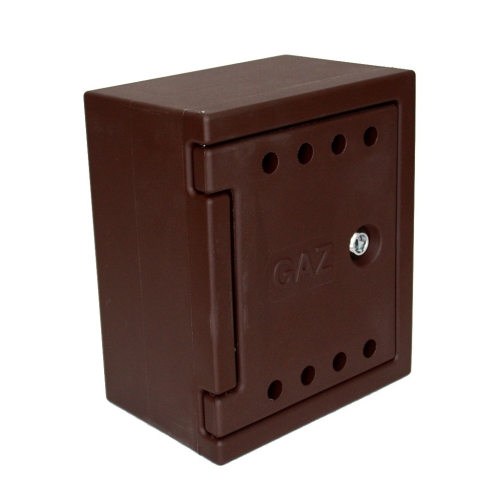 Szafka na zawór gazowy natynkowa 25x30x17 PP BRĄZOWA
