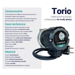 Pompa elektroniczna cyrkulacyjna TORIO 15/12 ARKA