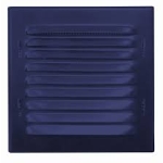 Osłona metalowa skośna 165x165 mm z siatką, grafit VENTIKA
