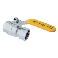 Zawór kulowy gazowy 1/2" ( DN15 ) żółta rączka CALIDO ARKA