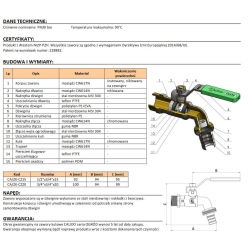 Zawór kulowy czerpalny mrozoodporny 1/2