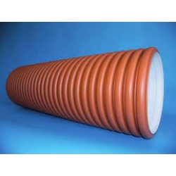 Rura dwuwarstwowa PP DN400 6m bez kielicha SN8 CZARNA PLASTIMEX