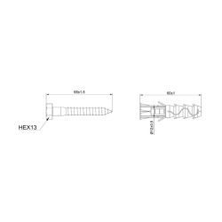 Stalowy Grzejnik Panelowy TYP-22 600x1800, Z. DOLNE (V)