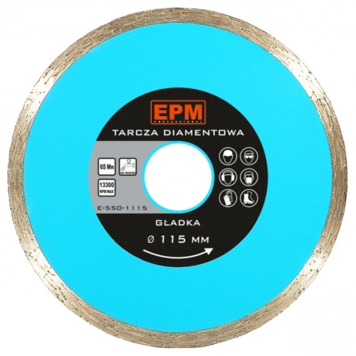 Tarcza tnąca diamentowa gładka INDUSTRY 125mm EPM