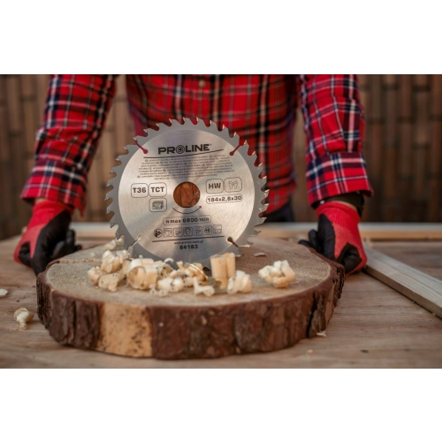 Piła tarczowa do drewna z węglikiem 184x30/20/16mm 24 zęby PROLINE