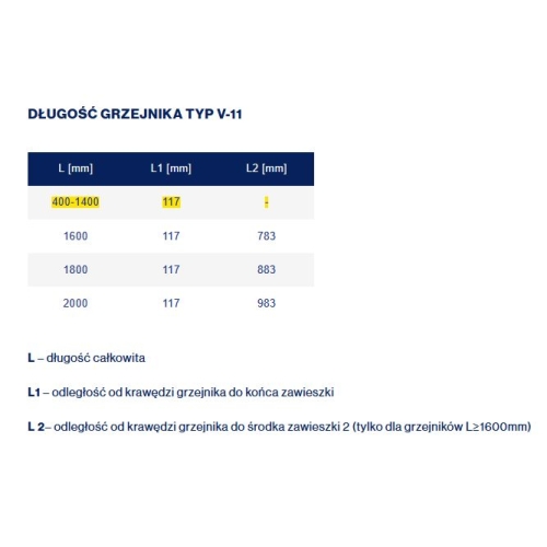 Stalowy Grzejnik Panelowy TYP-11 600x0800, Z. DOLNE PRAWE(V) DIAMOND