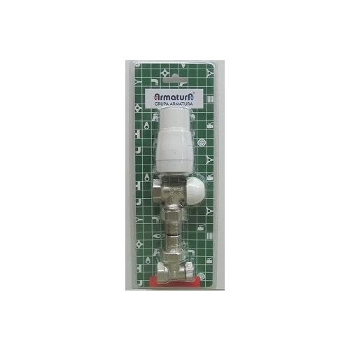 Zestaw termostatyczny kątowy 757-100-07-BL 1/2" ( DN15 ) KFA