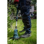 Półbuty zamszowe, szaro-czerwone, stalowy podnosek 45 LAHTI PRO