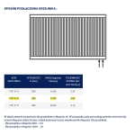 Stalowy Grzejnik Panelowy TYP-11 600x1000, Z. DOLNE PRAWE(V) DIAMOND