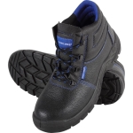Trzewiki skórzane czarno-niebieskie 46, stalowy podnosek LAHTI PRO