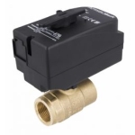 2-drogowy zawór kulowy z siłownikiem BEV, DN15, Rp1/2", Kvs 20 m3/h, 230 V AC, NC AFRISO