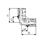 Uponor S-Press PLUS kolano 16-16