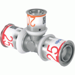 Uponor S-Press PLUS trójnik redukcyjny 25-20-25