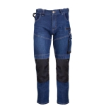 Spodnie Jeansowe, slim fit ze wzmocnieniami, kolor niebieski rozmiar M LAHTI PRO