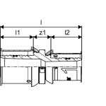 Uponor S-Press PLUS złączka redukcyjna PPSU 20-16