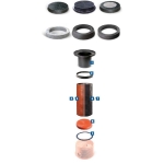 Uszczelka rury karbowowanej 630 PRO 630 do kinety (nr.3) PIPELIFE