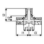 Uponor S-Press PLUS trójnik 20-20-20
