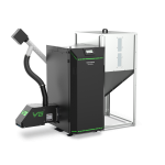 Kocioł na pellet EEI Pellets 24kW KOSTRZEWA zasyp od boku