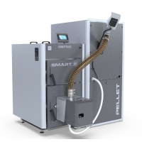 Kocioł, piec z podajnikiem pelletowy, pellet, pelet SMART EKOPELL 20 Kw podajnik z PRAWEJ strony DEFRO