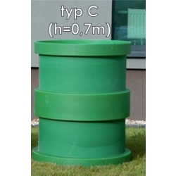Nadbudowa włazu rew. H70 HDPE R NOWA- do oczyszczalni ZBS WOBET-HYDRET