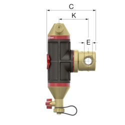 Separator zanieczyszczeń, powietrza i osadu FLAMCOVENT CLEAN SMART 3/4