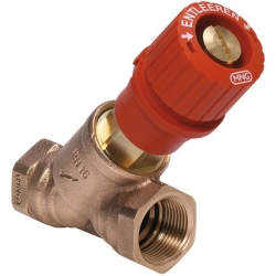 Zawór równoważący KOMBI 3-Plus czerwony, zasilanie, 1 1/4" gwint wewnętrzny HONEYWELL / RESIDEO