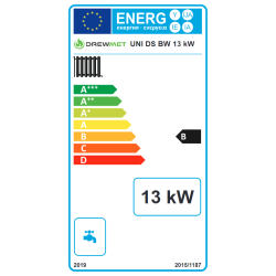 Kocioł zasypowy UNI DS BW 13 kW bez sterowania DREW-MET