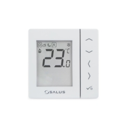 SALUS przewodowy, podtynkowy, cyfrowy regulator temperatury VS35W, dobowy, biały, 230 V