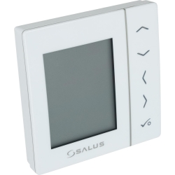 SALUS przewodowy, podtynkowy, cyfrowy regulator temperatury VS35W, dobowy, biały, 230 V