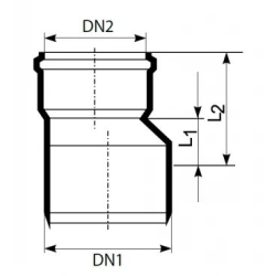 Redukcja Ultra UdBR niskoszumowa 110/50 mm niebieska