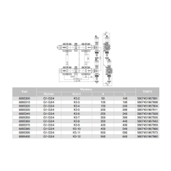 Rozdzielacz grzejnikowy BASE INOX K3-3 G1