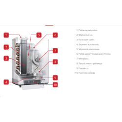 Kocioł gazowy kondensacyjny KOMPAKT HRE eco 18 Solo, jednofunkcyjny, ACV