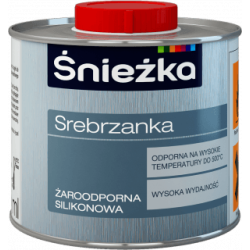 Srebrzanka żaroodporna silikonowa 500&#176;C2 500ml średnia ŚNIEŻKA