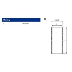 PIPELIFE PRO 630 Rura trzonowa SN4 630/6 CZARNA