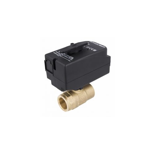 2-drogowy zawór kulowy z siłownikiem BEV, DN15, Rp1/2", Kvs 20 m3/h, 230 V AC, NC AFRISO