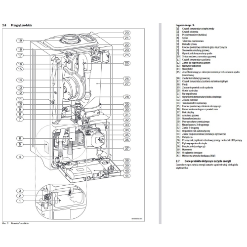 Junkers Cerapur GC2200W 20/25C - zakres mocy c.w.u. 4,8-25 kW- zakres mocy c.o. 4,8-21,4 kW- na gaz ziemny E (GZ 50)- opcjonalnie [Lw (GZ 41,5), L