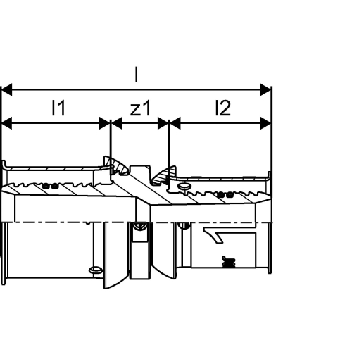 Uponor S-Press PLUS złączka redukcyjna PPSU 20-16
