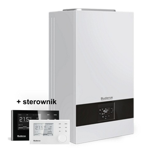 Kocioł gazowy jednofunkcyjny GB122i-20TH 20 kW + RC310 kolor BIAŁY BUDERUS